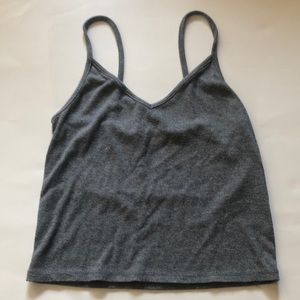 BOGO Mossimo Supply Co Gray Ribbed Tank Top